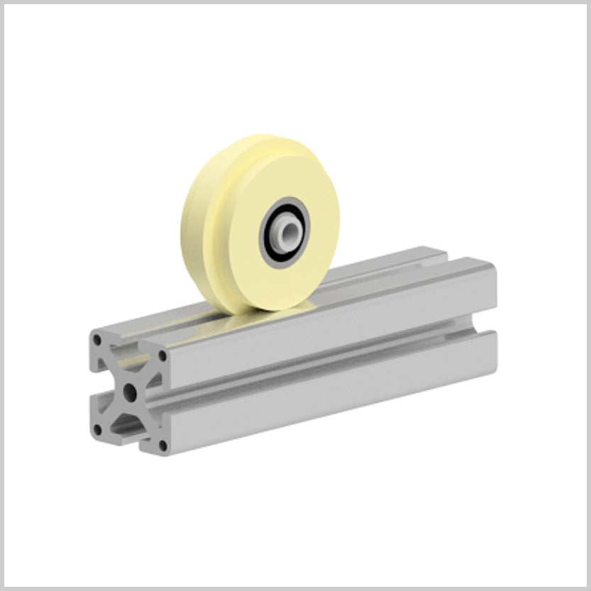 Einspurrollen für Aluminium-Konstruktionsprofile