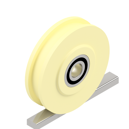 100/120 x 50 mm Rillenbreite 25 mm Doppelspurkranzrad Polyamid 6G