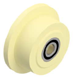 150 x 80 mm Spurkranzrad aus Polyamid