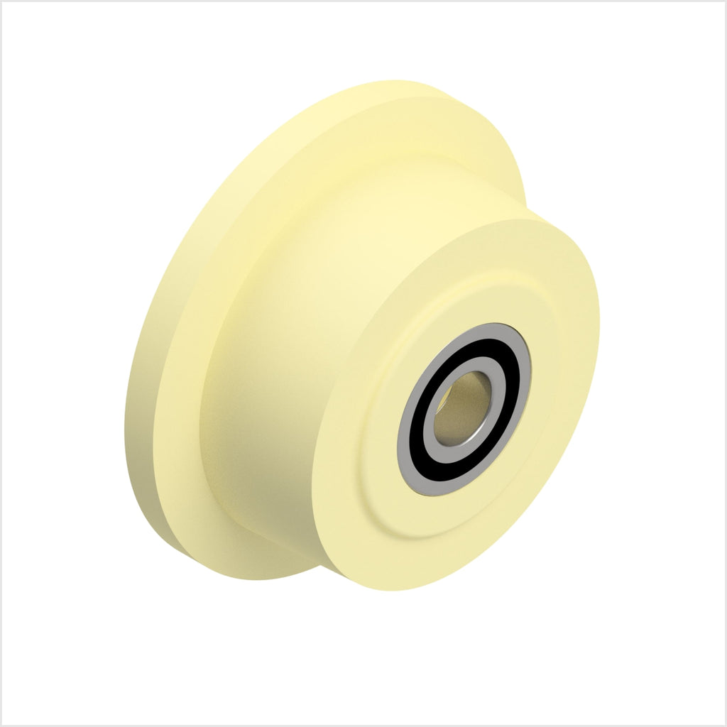 flenswiel | 200 x 80 mm | Polyamide 6G | hoge belastbaarheid bij een laag eigen gewicht