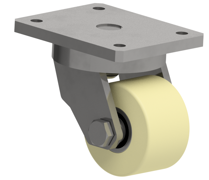 Zwenkwiel voor zware lasten 65 mm | Polyamidewiel | Draagvermogen: 700 kg | Bouwhoogte 95 mm