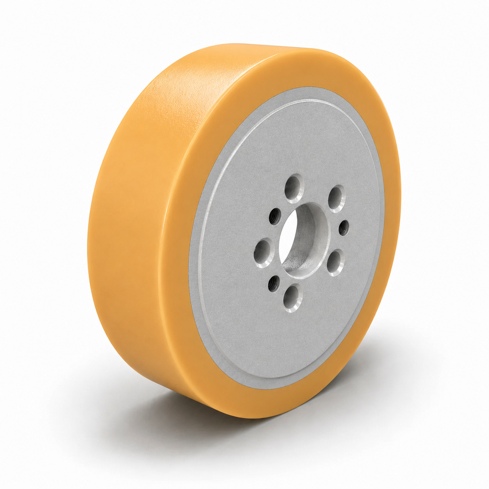 Aandrijfwiel 230x82/45 mm, Vulkollan, gatenpatroon 5×14 mm - 3 x M10