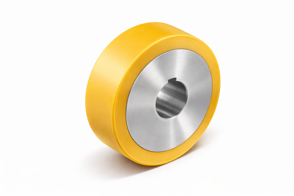 Antriebsrad 160x50 mm Polyurethan Aluminium-Felge Bohrung 30 mm