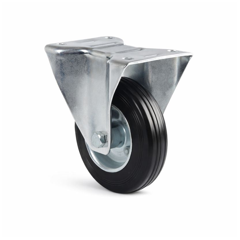 Transport-Bockrolle Ø 200 mm – schwarz