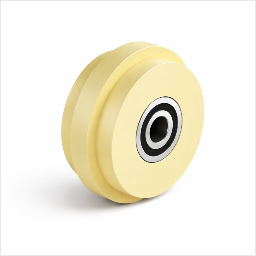 Einspurrad 100×40 mm Polyamid Kugellager 40-mm-Aluminiumprofil 160 kg