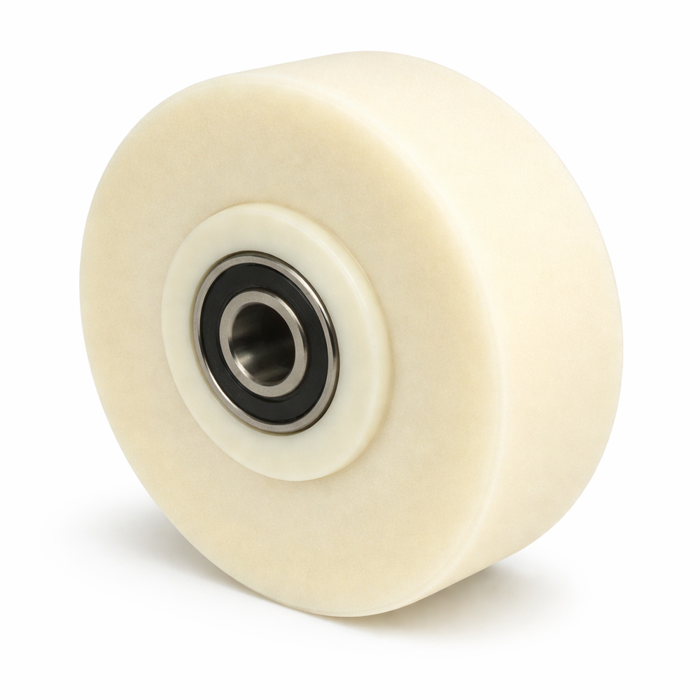 Schwerlastrad PA6G Ø80 mm | Breite 50 mm | Bohrung Ø20 mm | 1000 kg Lauffläche flach Art.Nr. 2505KFL/80/50/50/20