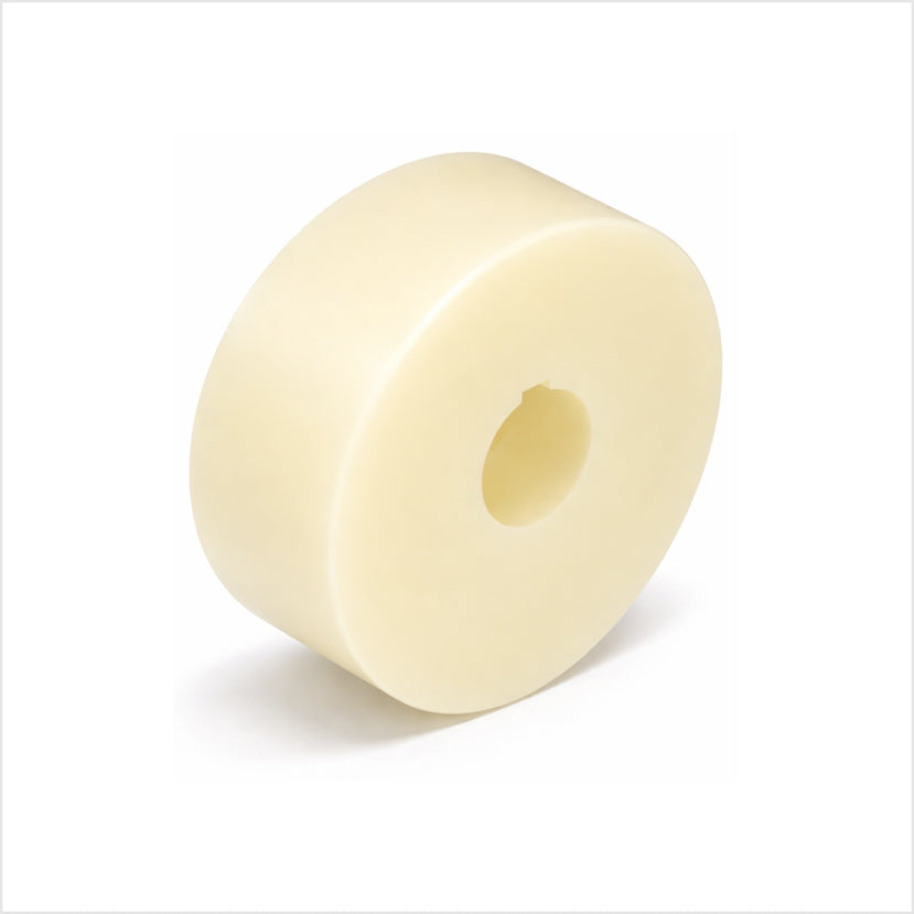 Aandrijfwiel 100 mm / 40 mm | gegoten polyamide 6 | spiebaan | laag eigen gewicht | zwaar belastbaar